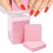 Lunaobrik Cleaning Towels - Lint -wree Napkins 200 Pieces of PAD Nail Polish | Soft and Square Lint Free Towels for Eyelash Glue Enamel Removal Pads Pad