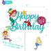 TanJJ GOGOPARTY Mermaid Cake Topper - Ariel Little Mermaid Party Decorations - Buy Online on GoSupps.com