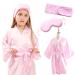 LaVenty Spa Party Favors for Girls - Robe, Satin Makeup Headband, Blindfold Sleep Eyemask - Birthday Party Supplies - Buy Online on GoSupps.com