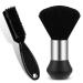 Barber Neck Duster Brush Set Soft Barber Neck Duster with Barber Trimmer Cleaning Brush Professional Barber Dusting Hairbrush for Brushing off Hair Around Neckline and Ears After Haircut