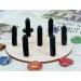MAIBAOTA Black Obsidian Healing Crystals Gifts Wands Hexagonal Pointed Gemstones Set Bulk for Women Beginner Chakra Stones Nature Reiki Spiritual Energy Balancing Protection Crystal 10pcs Black Obsidian Crystal - Buy Online on GoSupps.com