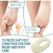 72-Piece Felt Callus Cushions - Oval Shape, Adhesive Foot Pads for Calluses & Corns - Pain Relief for Men and Women - 1.7x2.2 Inches - Buy Online on GoSupps.com