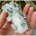 Natural Crystal Rough Natural Beautiful Specter Quartz Crystal Cluster Green Ghost Crystal Stone Cluster Reiki PEIQIYIN - Buy Online on GoSupps.com