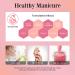 AZUREBEAUTY 17 Pcs Dip Powder Nail Kit - Classic Pink Nude Neutral Colors for French Manicure - Beginner Friendly - Buy Online on GoSupps.com