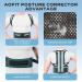 Posture Corrector for Men & Women - Adjustable Back Brace Lumbar Support for Back Pain Relief Size S Black - Buy Online on GoSupps.com