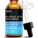 Glycolic Acid Face Serum 2oz - 15% Glycolic acid AHA Complex with Hyaluronic acid for Face - Anti Aging with Lactic Acid - Skin Brightening serum face Serum for Glowing Skin
