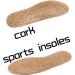 Cork Insole Cushion Inserts for Flat Feet | Orthotic Arch Support for Men & Women (Size 37-38 - Buy Online on GoSupps.com