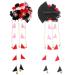 Frcolor Japanese Hairpin - Classic Flower Hair Clip for Kimono Hanfu Yukata | Long Tormented Hair Clip | Elegant Black Hair Jewelry - Buy Online on GoSupps.com