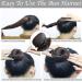 KKTOCHVC Women Bun Dancer Hair Net (5pcs) - Black Lace Elastic Band Bun Cover - Buy Online on GoSupps.com