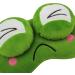 Green Frog Soft Plush Sleep Mask - Adjustable Eye Cover for Men, Women, Kids - Funny and Comfortable for Travel, Nap, Sleeping - Pattern 1 - Buy Online on GoSupps.com