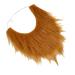 Funny Halloween Party Art Beard with Mustache Realistic U-Shaped Brown Hair Accessories for Men - Buy Online on GoSupps.com
