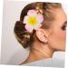 Beatifufu 1pc Hawaii Decor Hair Accessories for Bride Floral Decorations Bride Insert Comb Flowers Decoration Bridal Hair Comb Floral Headpiece Pearl Trim Pink Wedding Hair Piece Women's - Buy Online on GoSupps.com