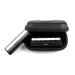 Leopara Duo Makeup Lighting System Portable LED Vanity Lights (Set of 2) | Wireless Rechargeable Removable Travel Friendly | Bright Lighting for Any Mirror | Jet Black Travel Case