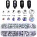 Rhinestone Picker Tool with Crystal AB Rhinestones Pink Wax Pencil & Nail Dotting Tool for DIY Nail Art Kit - Buy Online on GoSupps.com