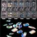 12 Grid Colorful Nail Rhinestones AB Diamond Marquise Glass Stones - Nail Art Decorations - Buy Online on GoSupps.com
