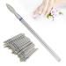Nail Grinding Head Exquisite Easy Use 50pcs Grinding Head Nail Drill Concise Nail Polishing Bits for Home for Man(M-2.7mm)