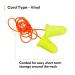 3M Ear Plugs 200/Box - E-A-Rsoft FX 312-1260 Corded Disposable Foam with NRR 33 for Drilling Grinding Machining & More - Buy Online on GoSupps.com