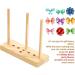 Wooden Bow Maker Tool with U-Shaped Scissors for Halloween & Christmas Decorations - DIY Crafts, Hair Bows, Corsages, Holiday Wreaths - Buy Online on GoSupps.com