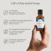 Pain Relief Drops with Camphor & Menthol | Fast-Acting Arthritis Rub for Joint & Muscle Pain Relief | 30ml Quick Dry Formula - Buy Online on GoSupps.com