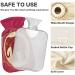 Hot Water Bottle with Cover - Indian Elephant Design | BPA Free 2L - Large Hot Water Bag for Pain Relief in Bed Hands & Feet - Buy Online on GoSupps.com