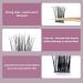 Individual D Curl 8mm Eyelash Segments - Natural DIY Eyelash Extensions | 1 Pack for Stunning Eye Makeup - Buy Online on GoSupps.com