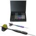 Turnart Darts Metal Tip Set - 12 pcs 24g Professional Steel Tip Darts with Case, Shafts, O'Rings + Flights - Dart Sharpener - 2023 Edition - Buy Online on GoSupps.com