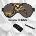 SSIMOO Skeleton Sleep Mask - Adjustable Breathable & Fashionable Eye Mask for Comfortable Sleep | International Shipping - Buy Online on GoSupps.com