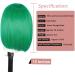 Kalyss Women's Dark Green Bob Hair Full Wig - Synthetic Fiber Short Straight Cosplay Party Hairstyle - Buy Online on GoSupps.com