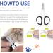OneCut Pet Nail Clippers - Professional Cat & Kitten Claw Trimmers for Small Dogs- Black - Buy Online on GoSupps.com