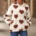 Hanxiulin Women's Fleece Plush Jacket | Warm Oversized Hooded Winter Sweater | Casual Fashion in Khaki - Buy Online on GoSupps.com