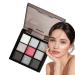 yztju Homologue glossy dark grey from the brand dark -up -smokey light -pice -up -palette with a shimmer of mixable 9 colors high pigmented resistant to midnight