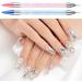 2 PCS Nail Art Liner Brush and Rhinestone Picker Set - Nail Art Gem Picker Tool with Wax Pen for Rhinestones - Crystal Beads Handle Manicure Rhinestones Tool - Buy Online on GoSupps.com