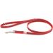 IDC Color & Gray Rubberized Leash - 14mm x 1.2m with Loop & O-Ring - Red-Grey | International Shipping - Buy Online on GoSupps.com
