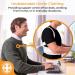 LyfeFocus S1 Premium Invisible Back Posture Corrector - Upper Back Support Brace for Men & Women - Neck, Shoulder, and Back Pain Relief - White Small - Buy Online on GoSupps.com