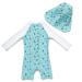 Bonverano Baby Boys Swimsuit UPF 50+ Long-Sleeve Pelican 6-9 Months - Buy Online on GoSupps.com