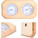 Fuik Sauna Thermometer & Wooden Thermohygrometer - Large Dial for Clubs Gyms & Family Saunas | International Shipping - Buy Online on GoSupps.com