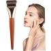 Foundations Brush Makeup Brushes Straight Ergonomic Wooden Handle Make Up Brushes with Thin Wide and Dense Brush Hair Washable Reusable 6.3in Liquid Foundations Brush - Buy Online on GoSupps.com