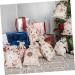 PLAFOPE 1 Set Countdown Christmas Bag Christmas Decoration Bags Advent Calendar Bag Linen Blue 10x14x0.5cm Blue - Buy Online on GoSupps.com