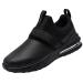 LARNMERN Non Slip Work Shoes for Women Food Service Kitchen Chef Waterproof Shoe Restaurant Slip on Walking Sneakers Fashion Air Cushion Working Footwear 7 Black