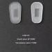 50 Pairs Push-In Eyeglass Nose Pads - Soft Silicone & Transparent - Comfortable Eyewear Accessories for International Shipping - Buy Online on GoSupps.com