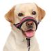 Soft dog half padded no pulling dog training nostrils with a safety member for medium-sized and large dogs adjustable muzzle line easy control for walks with the pink XL (Snout 12 "-17.5")