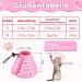 Fanshionstide Adjustable Anti-Bite Cat Collar - Soft Protective Halskrause for Cats & Puppies (Pink) - Perfect for Post-Surgery & Injury Recovery - Buy Online on GoSupps.com
