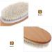 PATKAW Body Bathing Brush Horsehair Back Scrubber Bath Exfoliating Brush Bathroom Body Scrubber - Buy Online on GoSupps.com
