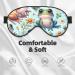 Double-Sided Cartoon Frog & Floral Eye Mask | Unisex Sleep Shade Cover | Best Sleep Aid for Travel & Home - Buy Online on GoSupps.com