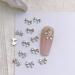 FEIlei 3D Nail Charms Bows Nail Art Studs Nail Jewelry for DIY Crafts Nail Art Decor - Buy Online on GoSupps.com
