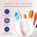 Royal Denta Super Soft Toothbrush with Antibacterial Silver Bristles - Ideal for Sensitive Teeth & Gums (Milky Pink) - 1 Pack - Buy Online on GoSupps.com