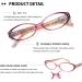 EYEURL Blue Light Blocking Reading Glasses for Women - 4 Pack Mix Colors 1.5x - Lightweight Oval Computer Readers with Anti Glare & UV Protection - Buy Online on GoSupps.com