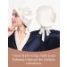 LilySilk 100% Pure Mulberry Silk Sleep Cap for Women - 19 Momme Natural Bonnet for Hair Care | Soft Silk Hair Wrap in Ivory - Buy Online on GoSupps.com