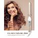 Hoson 3/4 Inch Curling Iron for Short Hair - Long Barrel Ceramic Hair Curler for Women with Gloves - Dual Voltage - Gold 0.75 Inch - Buy Online on GoSupps.com