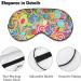 Colorful Sweet Candy Sleep Mask for Women | Adjustable Eye Shade Cover with Elastic Strap - Perfect for Travel & Relaxation - Buy Online on GoSupps.com